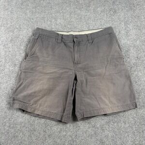 Columbia Shorts Mens 38 Gray Canvas Utility Cargo Hiking Outdoor Summer Sun Fade